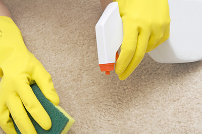 Cleaning Makeup out of a Carpet